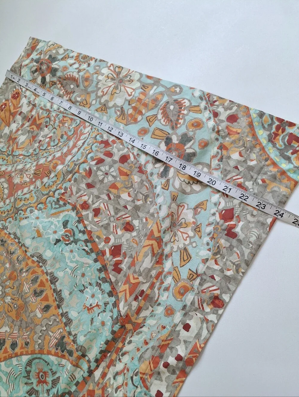 Pottery Barn Paloma Paisley Organic Cotton Standard Pillow Shams (2)